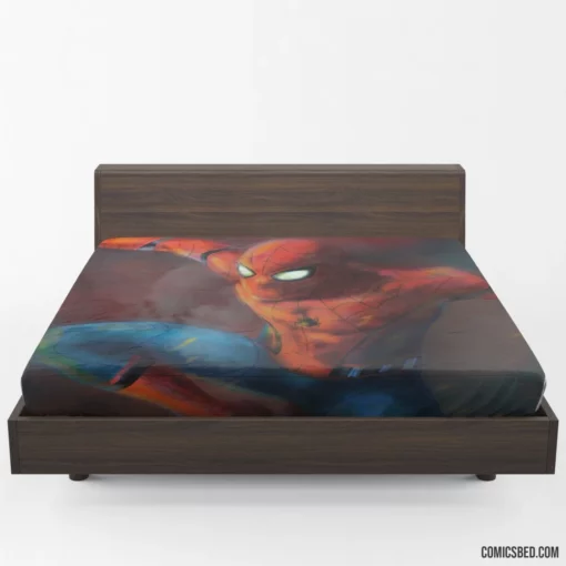 Web of Sacrifice Hero Trial Comic Fitted Sheet