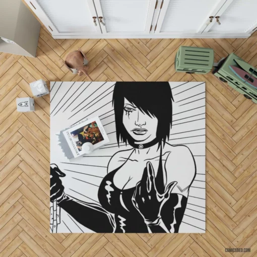 Werewolves Unleashed Strippers Nightmare Comic Rug