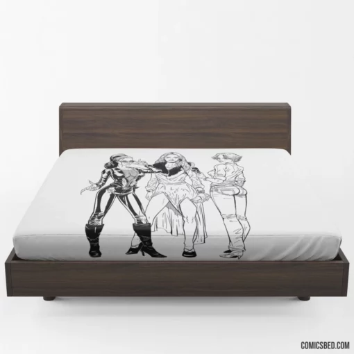 White Eagle Native American Hero Comic Fitted Sheet