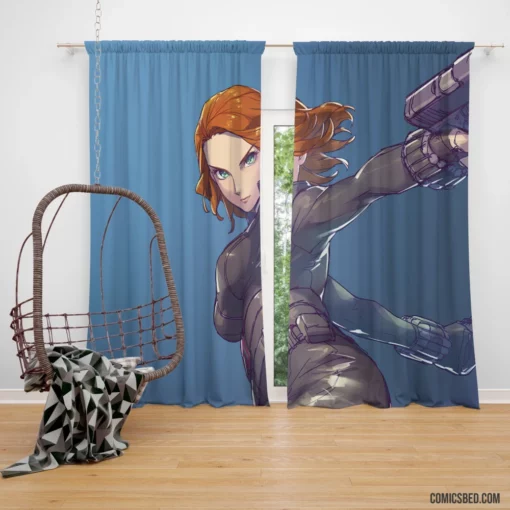 Widow Vendetta Marvel Heroine Comic Curtain