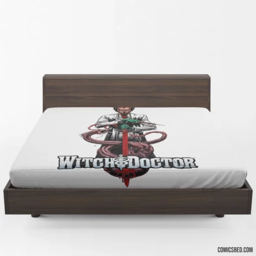 Witch Doctor Supernatural Healer Comic Fitted Sheet