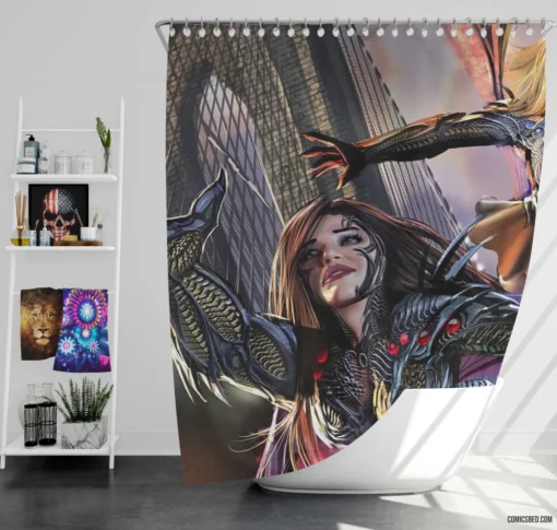 Witchblade Chronicles Comic Shower Curtain