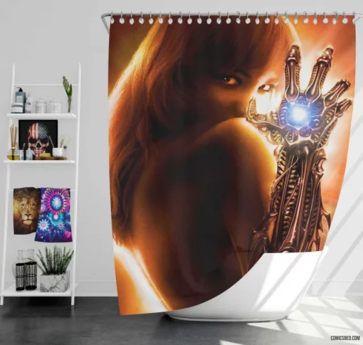 Witchblade Redhead Sorcery Comic Shower Curtain