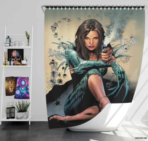 Witchblade Unleashed Comic Shower Curtain