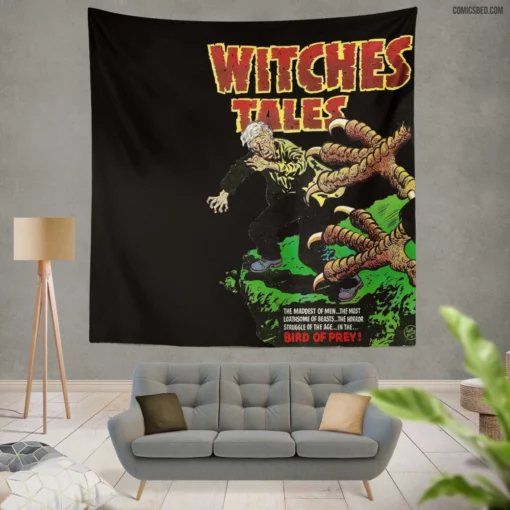 Witches Tales Supernatural Chronicles Comic Wall Tapestry