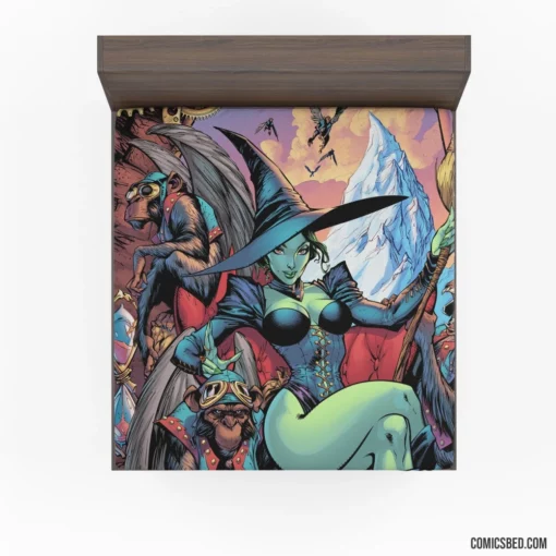 Wizard Of Oz Wicked Witch Comic Fitted Sheet 1