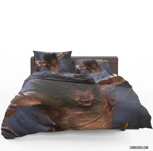 Wolverine Blood X-Men Warrior Comic Bedding Set