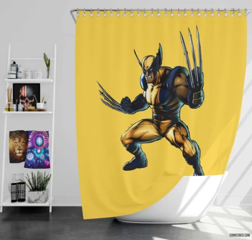 Wolverine Chronicles X-Men Enigma Comic Shower Curtain