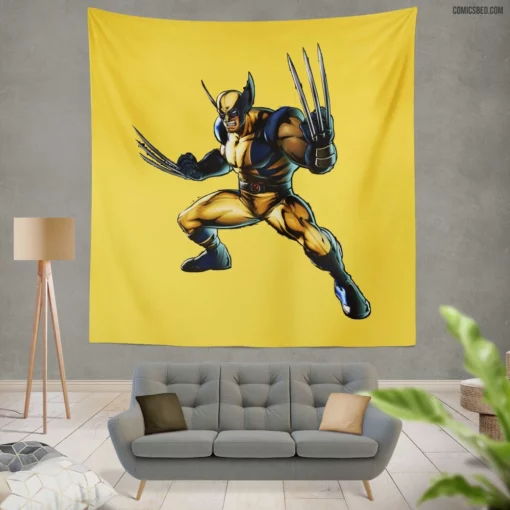 Wolverine Chronicles X-Men Enigma Comic Wall Tapestry