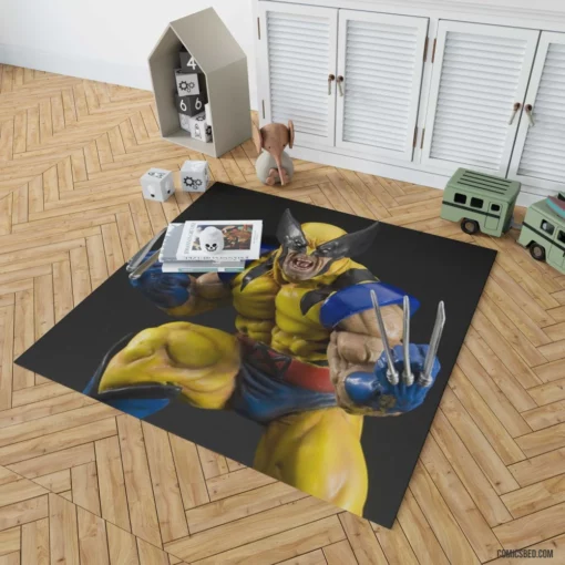 Wolverine Figurine Collectible Comic Rug 1