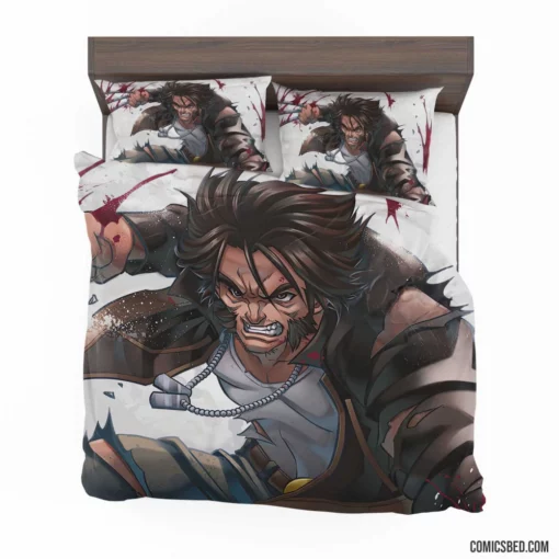 Wolverine Logan Bloody Origins Comic Bedding Set 1