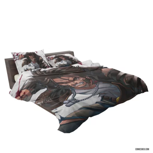 Wolverine Logan Bloody Origins Comic Bedding Set 2