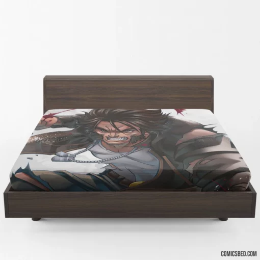 Wolverine Logan Bloody Origins Comic Fitted Sheet