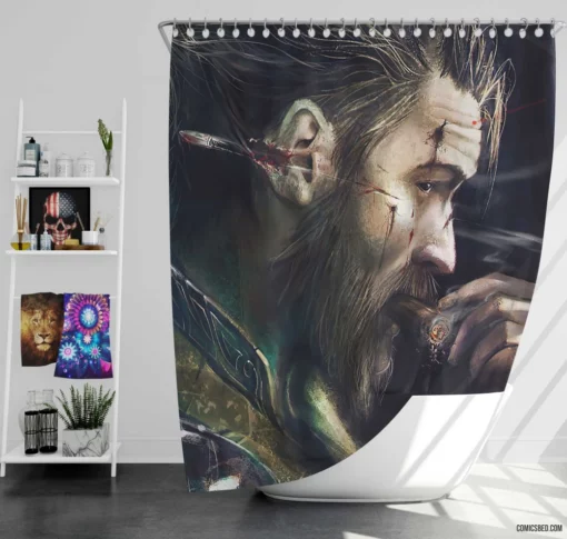 Wolverine Logan James Howlett X-Men Legend Comic Shower Curtain