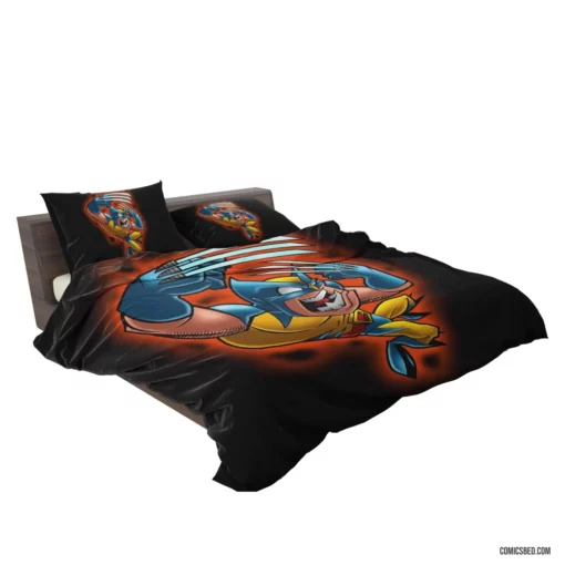 Wolverine Marvel Adamantium-Clad Hero Comic Bedding Set 2