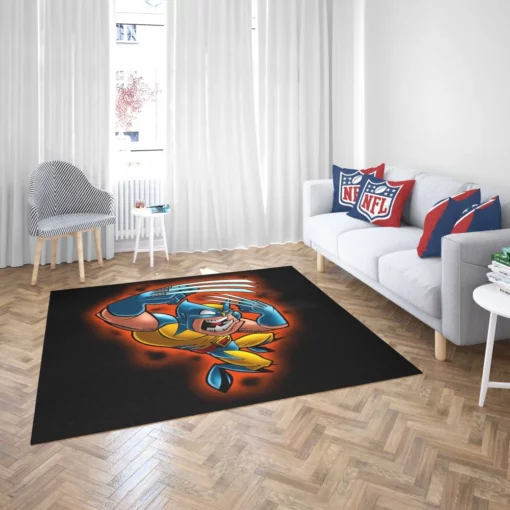 Wolverine Marvel Adamantium-Clad Hero Comic Rug 2