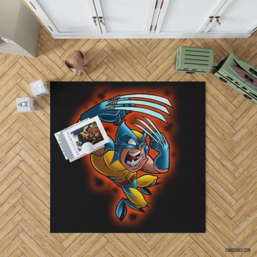 Wolverine Marvel Adamantium-Clad Hero Comic Rug