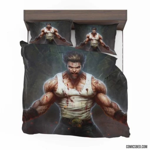 Wolverine Marvel Feral X-Men Avenger Comic Bedding Set 1