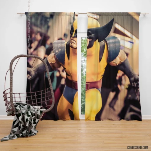 Wolverine Marvel Ferocious Mutant Avenger Comic Curtain