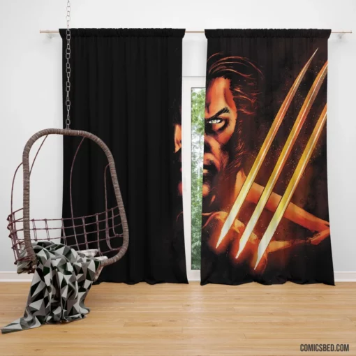 Wolverine Marvel Fierce X-Man Comic Curtain