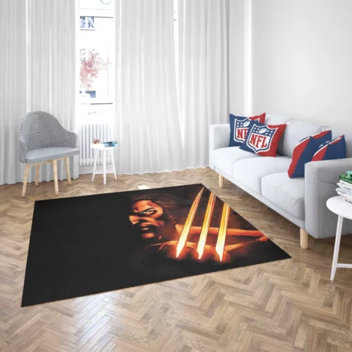 Wolverine Marvel Fierce X-Man Comic Rug 2