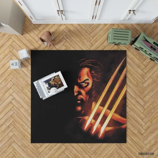 Wolverine Marvel Fierce X-Man Comic Rug