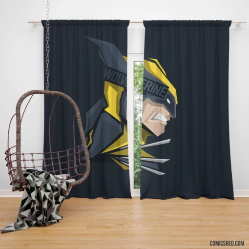 Wolverine Marvel Legendary Mutant Avenger Comic Curtain