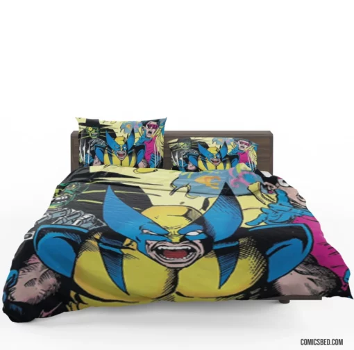 Wolverine Marvel Legendary Mutant Hero Comic Bedding Set