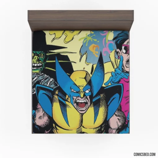 Wolverine Marvel Legendary Mutant Hero Comic Fitted Sheet 1