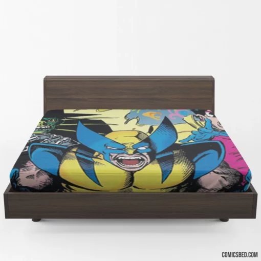 Wolverine Marvel Legendary Mutant Hero Comic Fitted Sheet