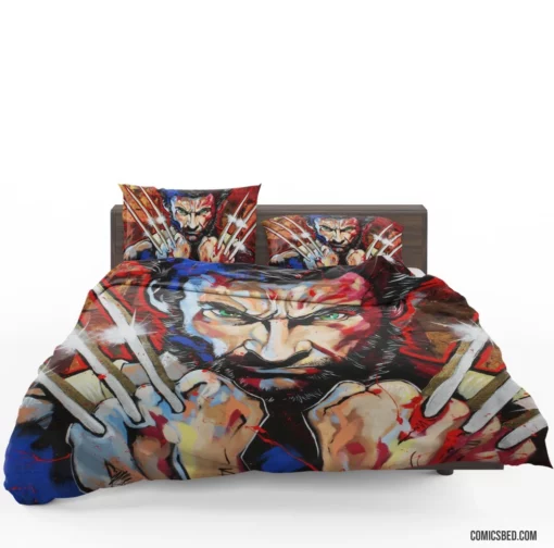 Wolverine Marvel Mutant Adventures Continue Comic Bedding Set