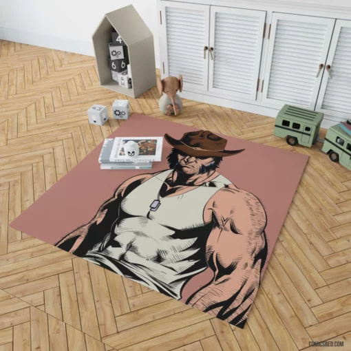 Wolverine Marvel Mutant Hero Comic Rug 1