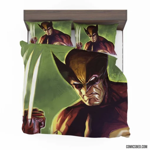 Wolverine Marvel Mutant Power Chronicles Comic Bedding Set 1