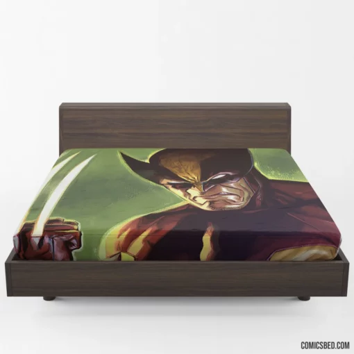 Wolverine Marvel Mutant Power Chronicles Comic Fitted Sheet