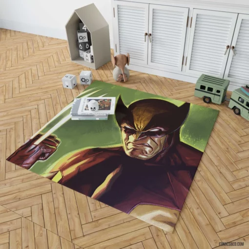 Wolverine Marvel Mutant Power Chronicles Comic Rug 1