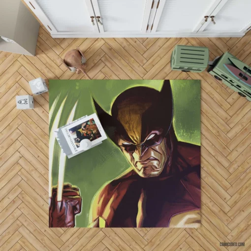 Wolverine Marvel Mutant Power Chronicles Comic Rug