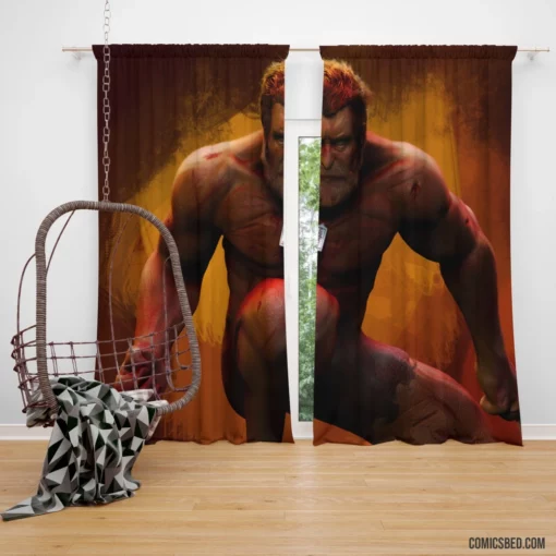 Wolverine Marvel Mutant X-Man Comic Curtain