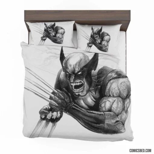 Wolverine Marvel Relentless Hero Comic Bedding Set 1