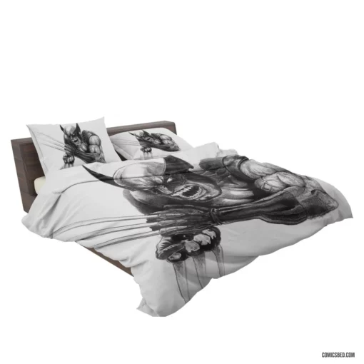 Wolverine Marvel Relentless Hero Comic Bedding Set 2