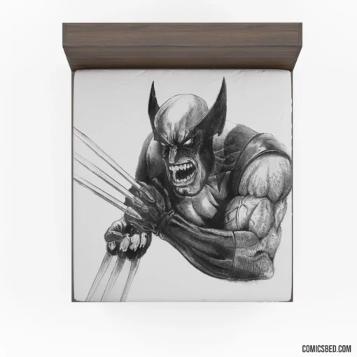 Wolverine Marvel Relentless Hero Comic Fitted Sheet 1