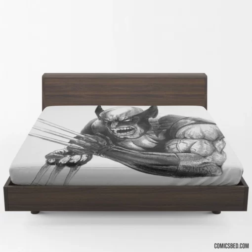 Wolverine Marvel Relentless Hero Comic Fitted Sheet