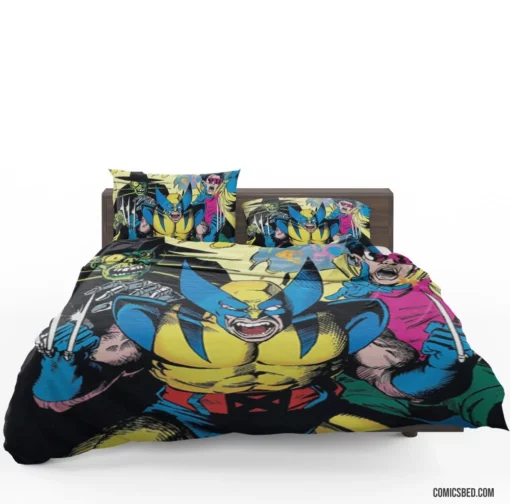 Wolverine Mutant Warrior Comic Bedding Set