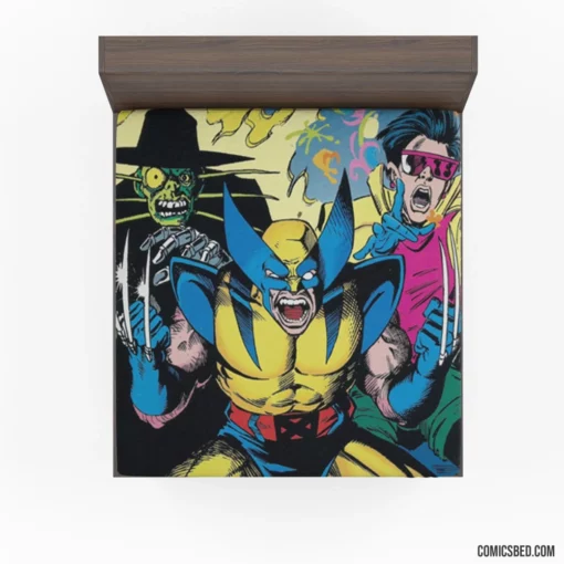 Wolverine Mutant Warrior Comic Fitted Sheet 1