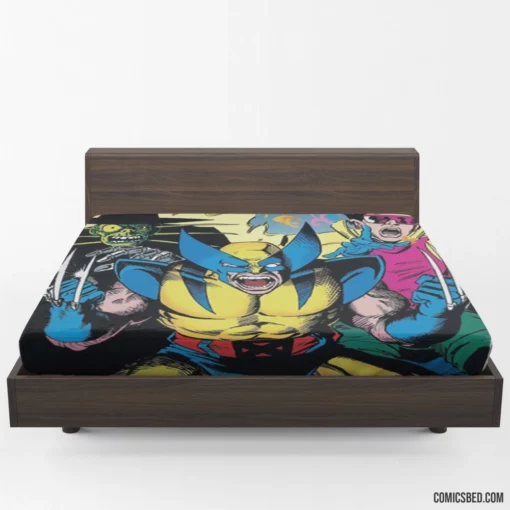 Wolverine Mutant Warrior Comic Fitted Sheet