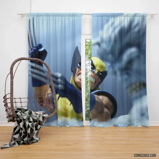 Wolverine Unleashed X-Men Warrior Comic Curtain