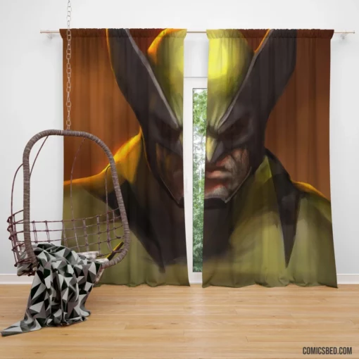 Wolverine X-Men Adamantium Avenger Comic Curtain