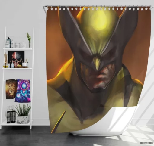 Wolverine X-Men Adamantium Avenger Comic Shower Curtain