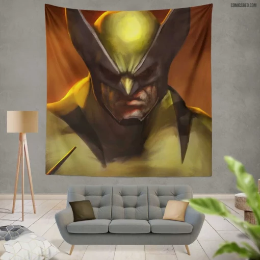 Wolverine X-Men Adamantium Avenger Comic Wall Tapestry