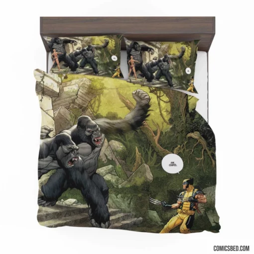 Wolverine X-Men Adamantium Hero Comic Bedding Set 1