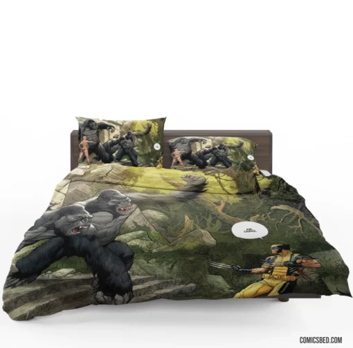 Wolverine X-Men Adamantium Hero Comic Bedding Set